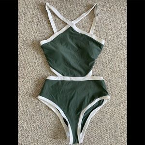 Aerie Cut-Out One Piece Bathing Suit